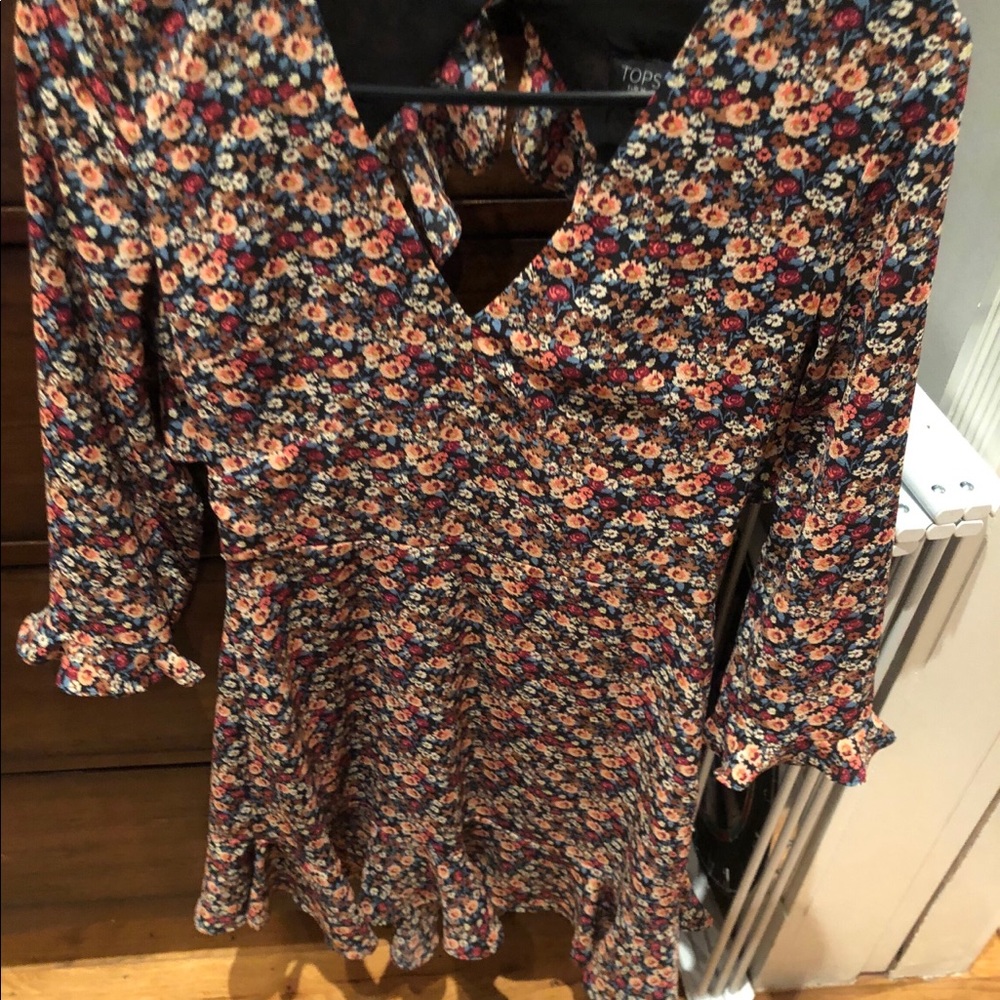 Topshop Floral Mini Dress US Size 4